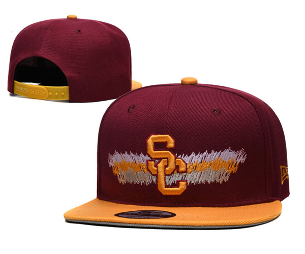 USC Trojans Stitched Snapback Hats 002